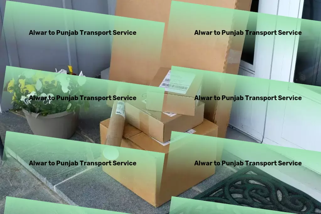 Alwar to Punjab Bike Transport And Scooty Courier Full-load cargo services