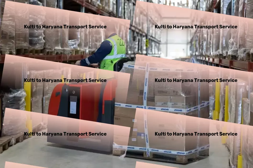 Kulti to Haryana Bike Transport And Scooty Courier Citywide parcel forwarding